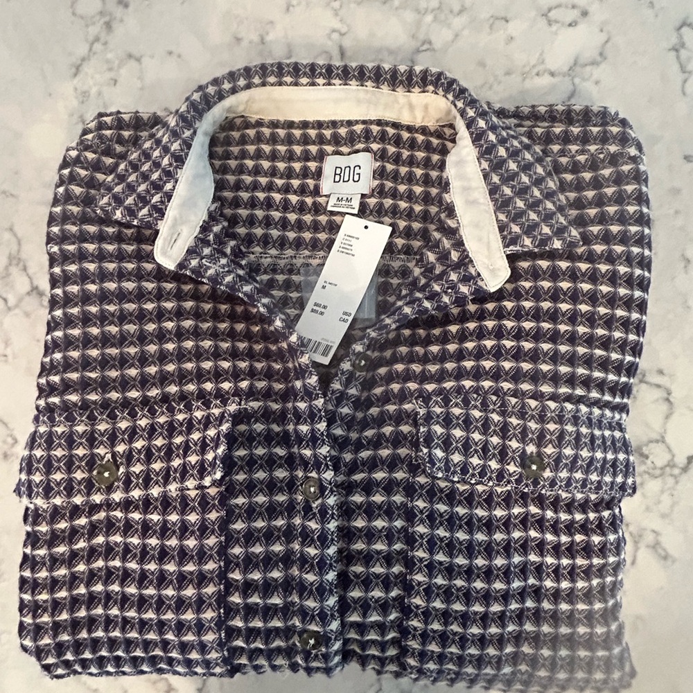 BDG plaid Shacket